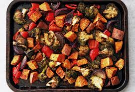 Roasted Vegetable and Potato Traybake.