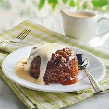 Toffee Pudding with Custard