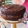Chocolate Cake with custard or cream