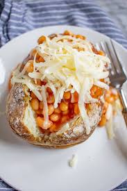 Jacket Potato with beans and cheese