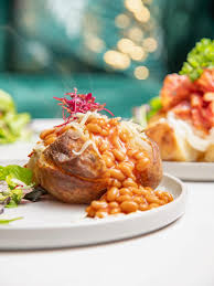 Bake Potato Cheese and Beans